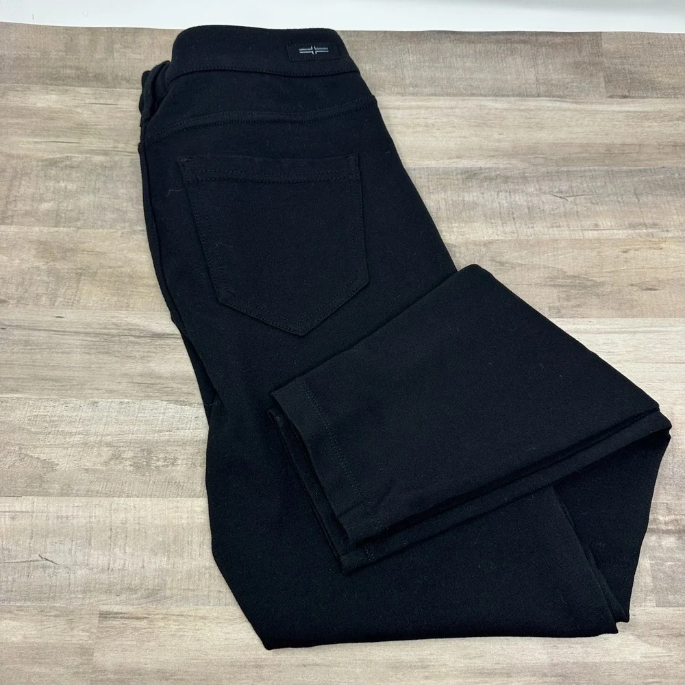 Liverpool Black Mid-Rise Skinny Crop Jeggings 5 Pocket Stretch Size 4 /27 Petite